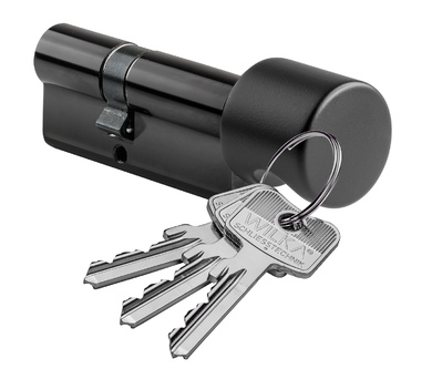 Bezpečnostní cylindr.vložka BT3, 35/35, černá patina  (1400A35/35BT3PS)