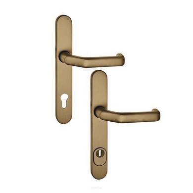 Klika Neptune bronz F04, K-KO, ZA, ŠŠ, síla křídla 72 - 80mm s vratnou pružinou  (23104H)