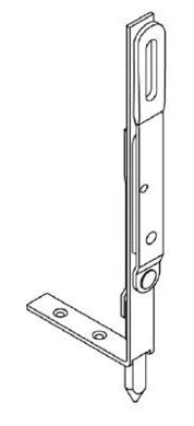 DVEŘNÍ ZÁSTRČ 150/2 x 16 (Dveřní zástrč 150mm  NT (257395)  (388354)