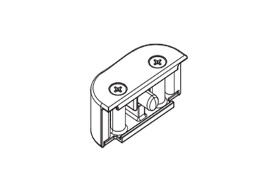 Patio Fold doraz křídla R072 bílý  (444807)