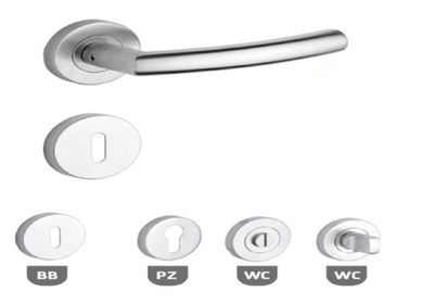 Interiérová dveřní klika Rostex Cortina WC  (CORTINA.WC)