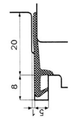 Srazové těsnění H22  (ES000064)