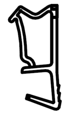 Obvodové okenní těsnění K5586  (ES000088)