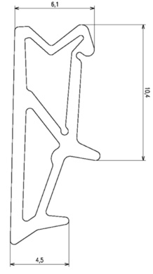 Obvodové okenní těsnění  05CA062  (ES000093)
