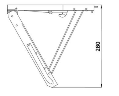 Lankový otvírač Newton F7, kompletní sada, RAL9005 - černá  (F79005)