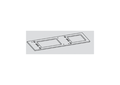 Geze - TS 4000/5000 montážní deska,tmavý bronz  (GE052351)